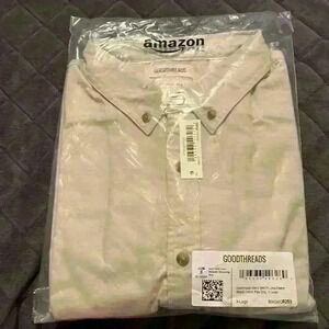 Goodthreads Men's Slim-Fit Long-Sleeve Stretch Oxford